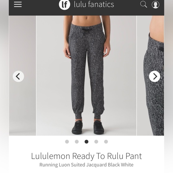 lululemon athletica Pants - Lululemon Ready to Rulu Pant